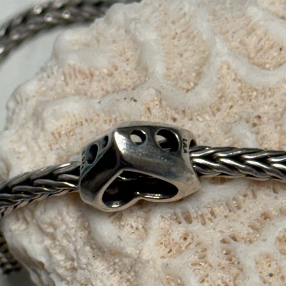 Trollbeads Sterling Inside Love Silver Heart Charm - Picture 4 of 4